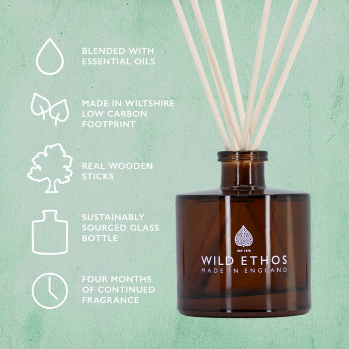 Wild Ethos – wholesale Reed diffuser – Bergamot & Nettle Reed Diffuser3