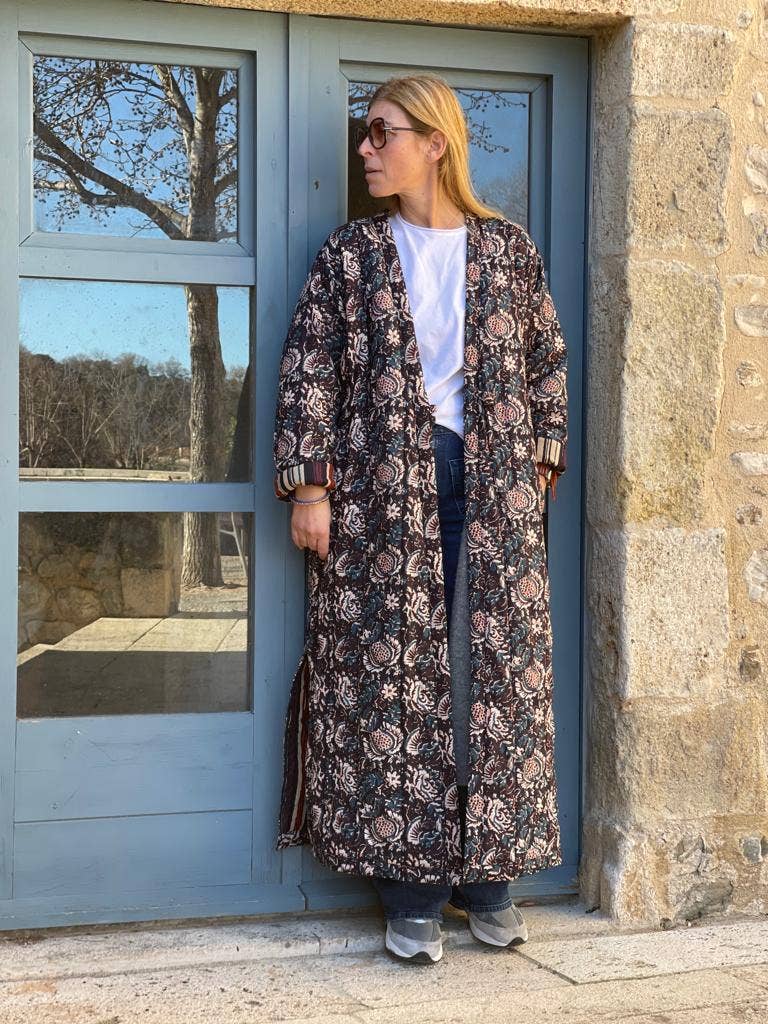 Sanjanaandme – Engroshandel Frakke - Dame – Anokhi quiltet frakke3