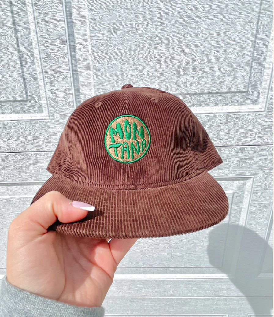 SewGenesis - Wholesale Flat Brim Cap - Unisex - Mountain Patch Corduroy Hat4