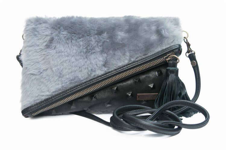 Kate S. Mensah - Wholesale Clutch Bag - Women's - Natasha - Grey0
