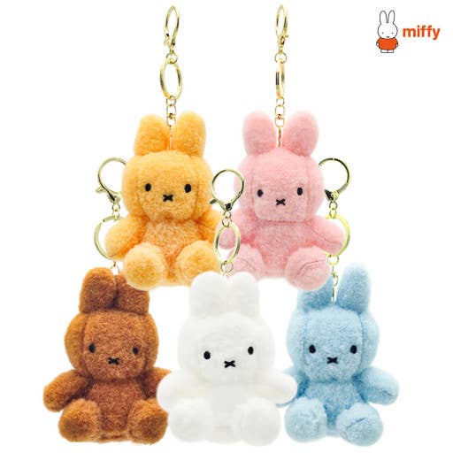 K-Wonderland - Wholesale Keychain - Unisex - Miffy Limited Creamy Soft Color Fluffy Key ring Bag Charm14