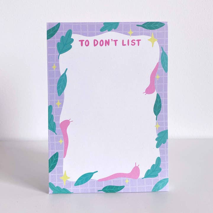 Blocco Note Riciclato A6 "Da Non Fare" per la vendita all'ingrosso da parte di Sentient Stories