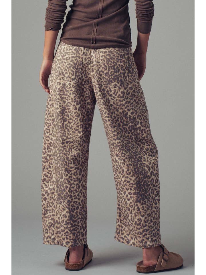 Leopard Print Wide Leg Camo Pants for wholesale on Faire3