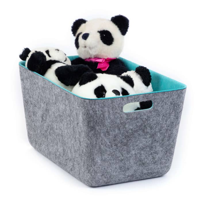 Three by Three Seattle - Wholesale Storage Bin - reSTAK recycled FELT storage medium tall8