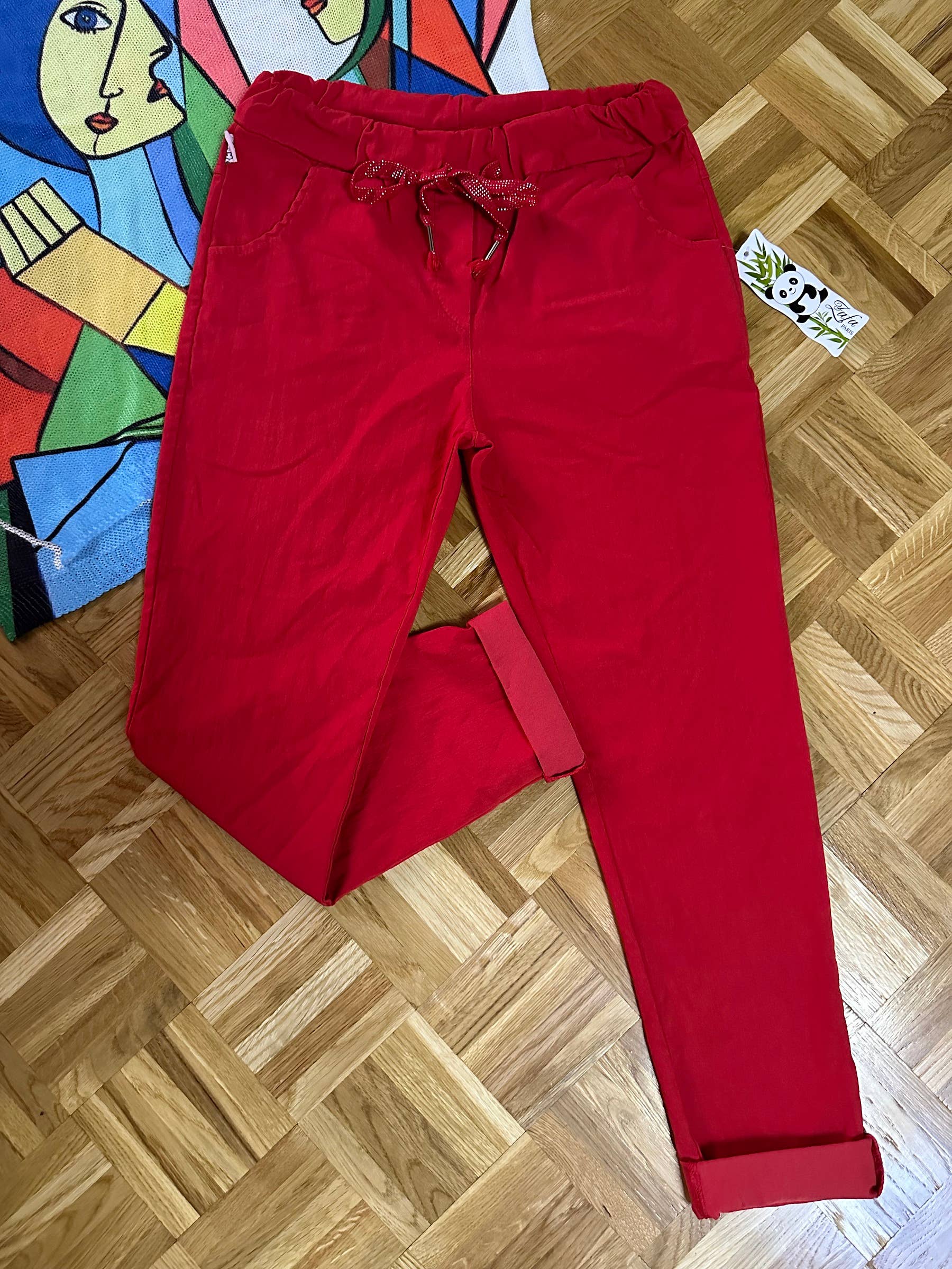 ZAFA PARIS - Wholesale Pants – Women's - 74FB0P002-PLUS size-pantajogg with pouch12