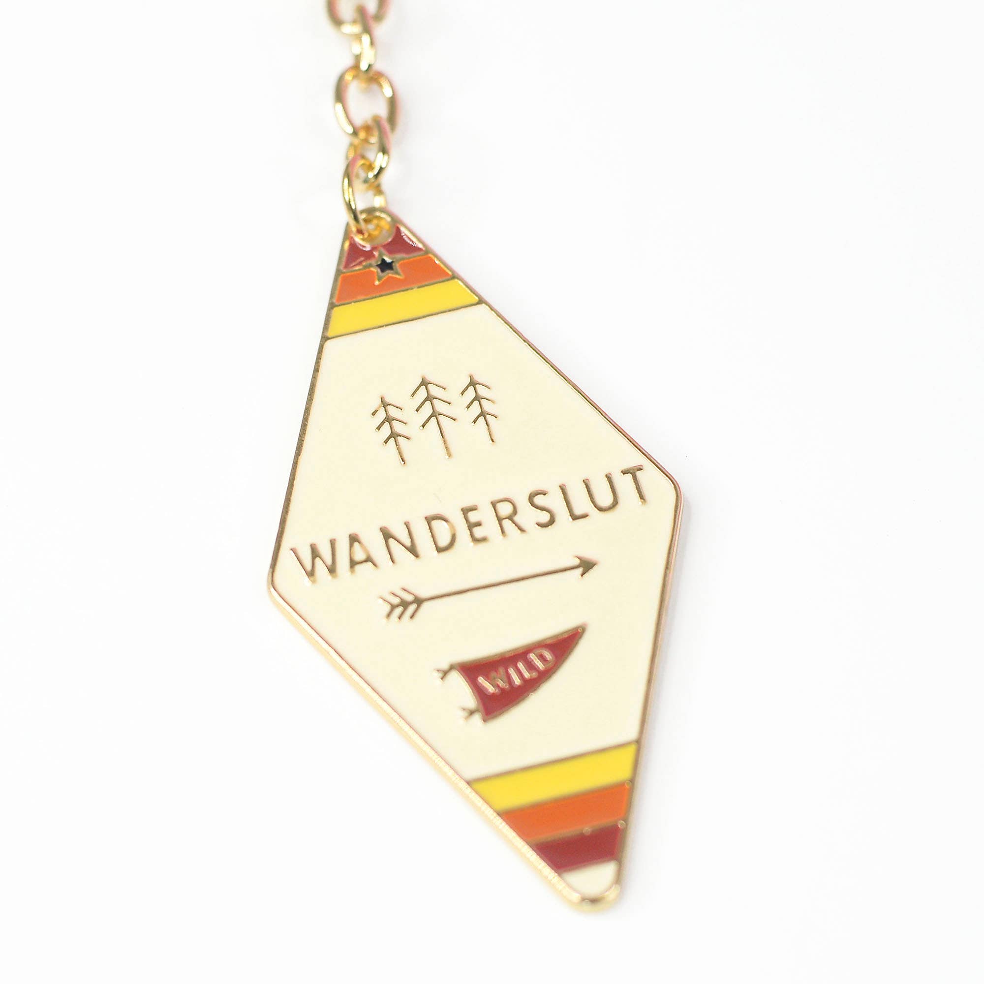 Mugsby - Vente Porte-clés – femme - Porte-clés émaillé de collection Camp, porte-clés émaillé, automne4