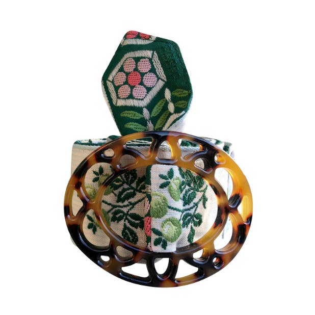 Honeycomb Floral Belt for wholesale by Hadley Pollet