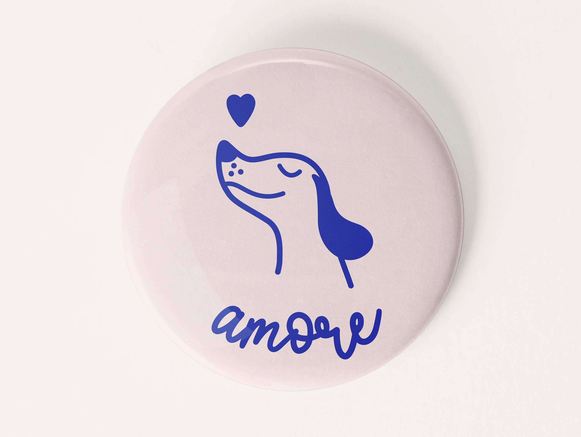 TANTE TIA - Wholesale Reversspeld/knoop - Knop "Amore" - met naaldsluiting, maat 31mm1