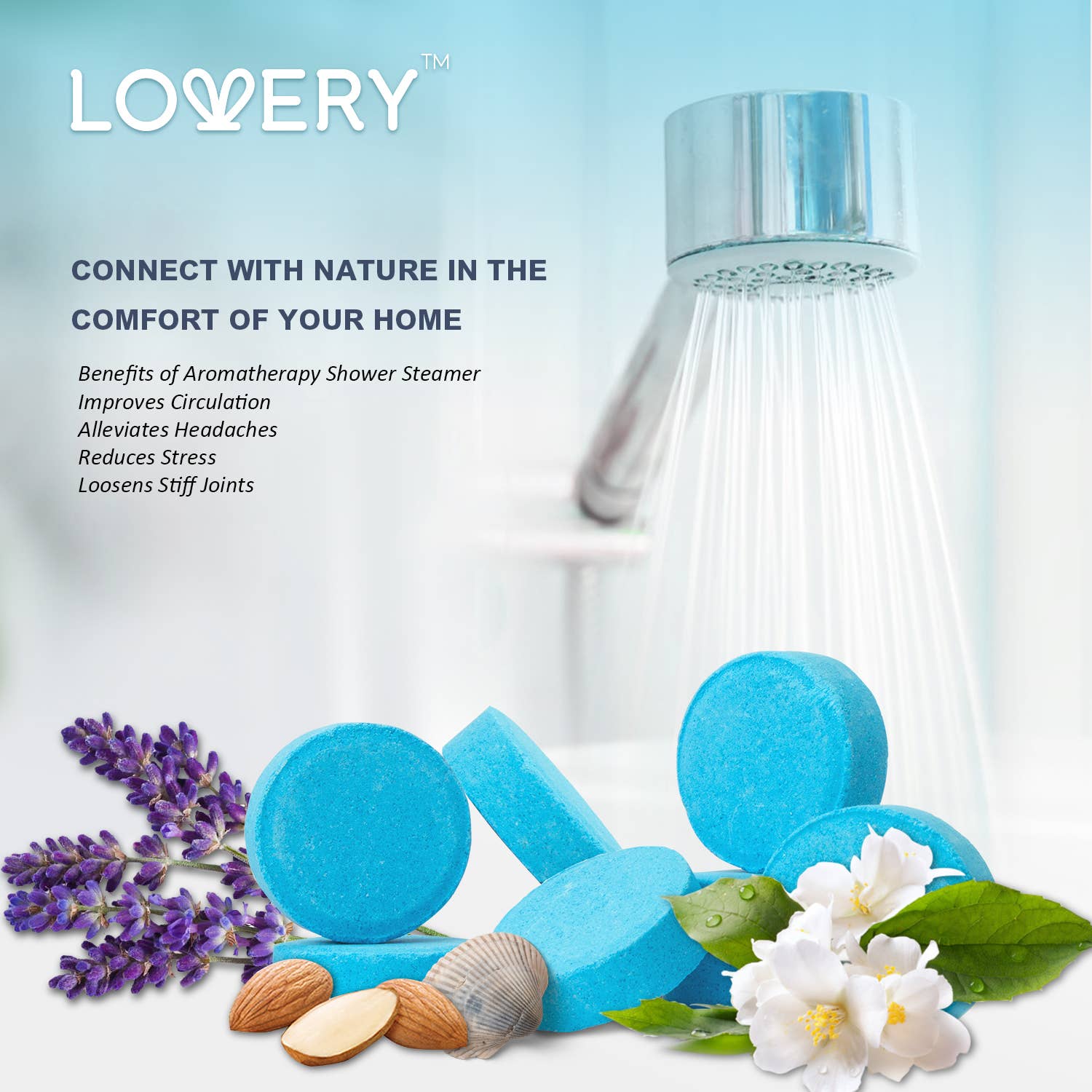 Lovery – wholesale Shower steamer/bomb – Shower Steamers Aromatherapy, 8 Essential Oil Bath Bombs5