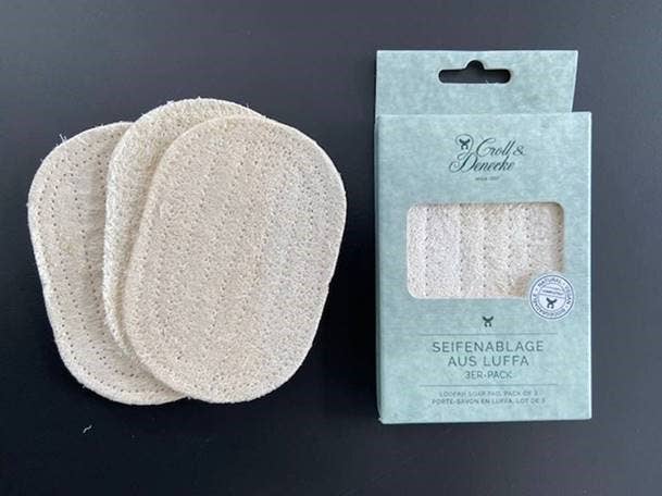 Croll & Denecke - Wholesale Bath Pouf/Sponge - Loofah soap dish from loofah gourd vegan natural4