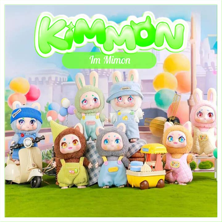 The Zoofy Group , LLC - Wholesale Stuffed/Plush Toy - Kids & Baby - KIMMON 7" IM MiMON PLUSH BLIND BOX 6 PC PDQ
