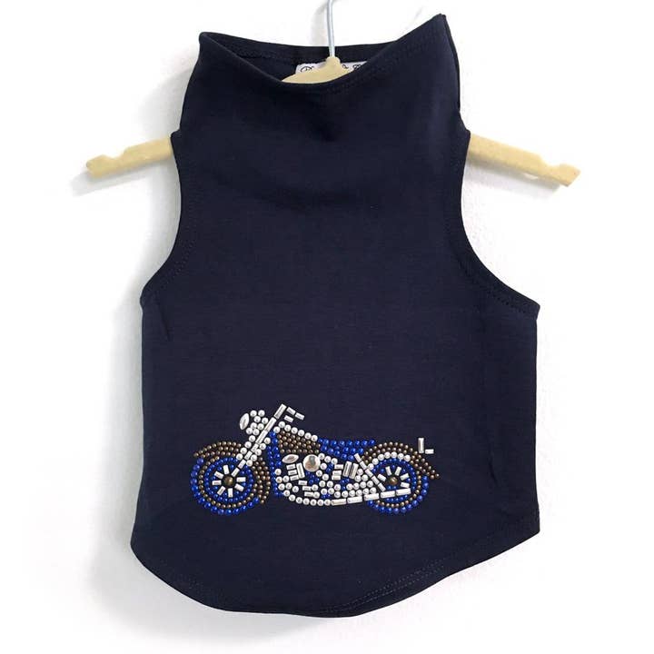 Studded Motorcycle Tank for wholesale by Daisy & Lucy