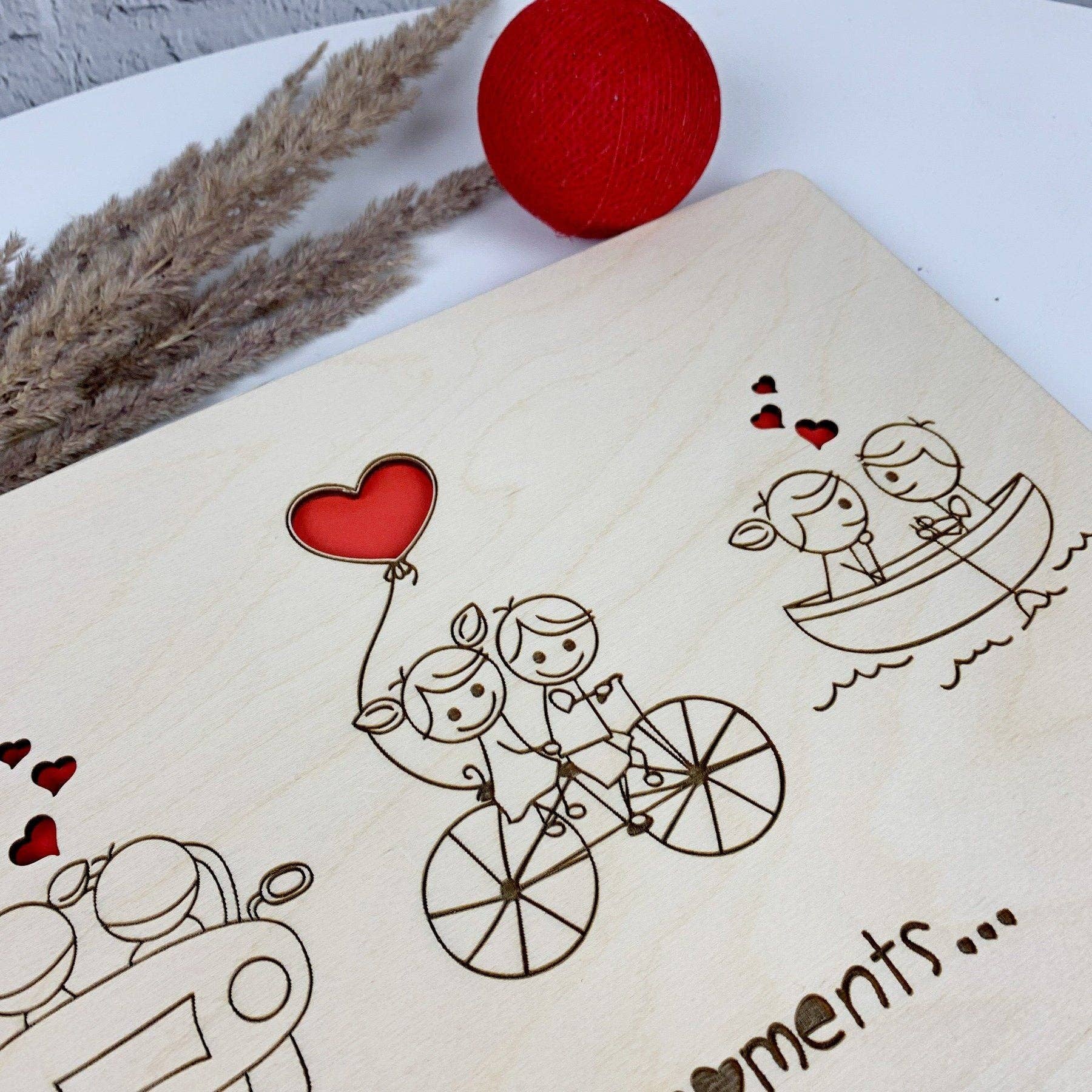 Adventure Scrapbook, Personalised Scrapbook, Couples Memory Book, Valentine's Anniversary shops Photo Album, Couples Scrapbook, Mountain Album