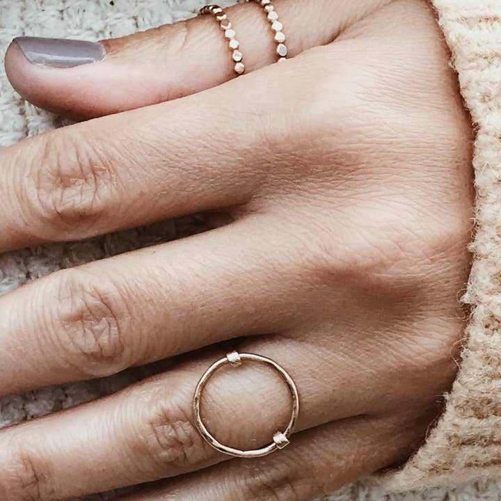 Cirkel Ring för wholesale av Nashelle Jewelry