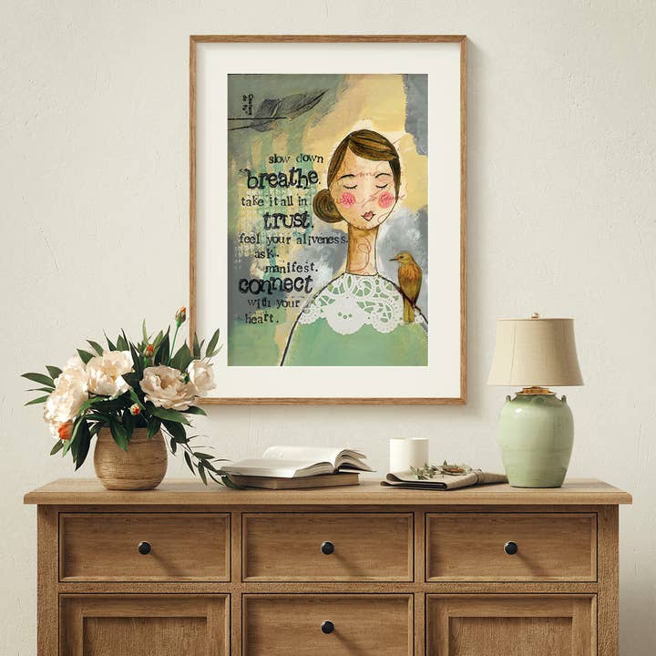 Kelly Rae Roberts - Wholesale Art Print - Slow Down - Print2