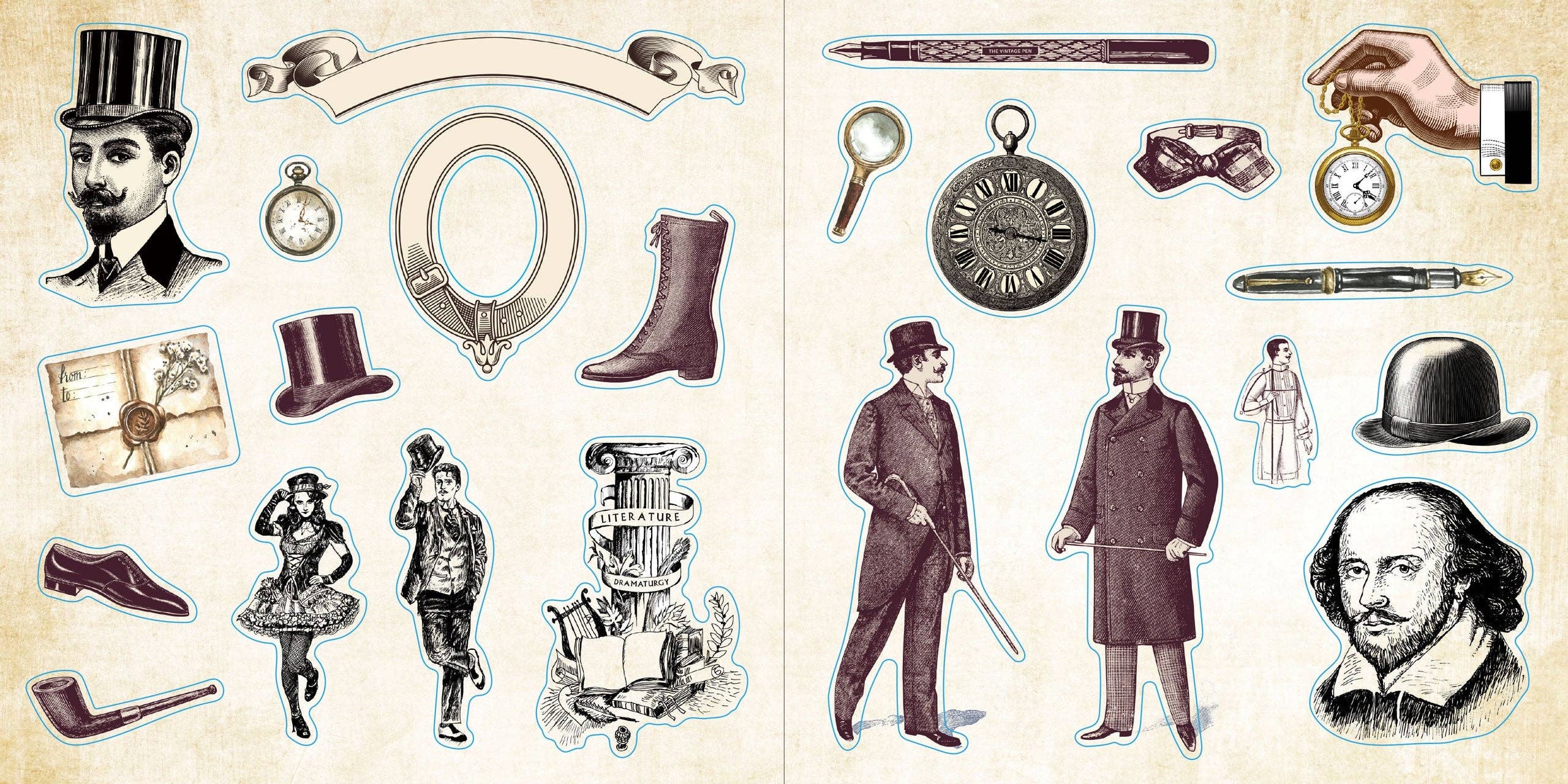 Peter Pauper Press - Wholesale Sticker - Loads of Ephemera! Sticker Book10