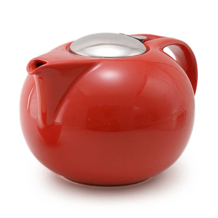 Bee House Ceramic Teapot 45oz - Tomato for wholesale by ZERO JAPAN USA