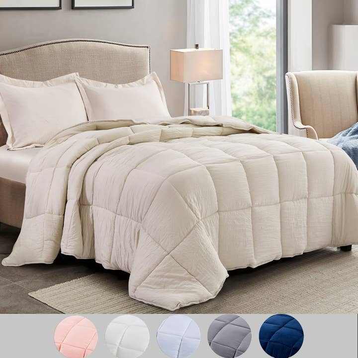 HIG - Wholesale Down Comforter - All Season Chic Prewashed Fabric Down Alternative Comforter Blanket16