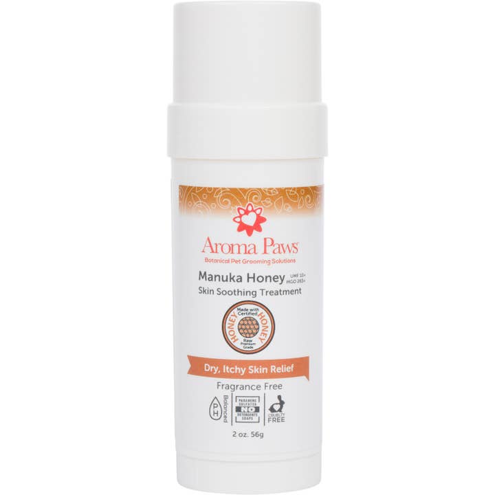 Aroma Paws - Wholesale Pet Grooming Aid - Dog - 2oz. Manuka Honey Skin Soothing Treatment Roll on Applicator2