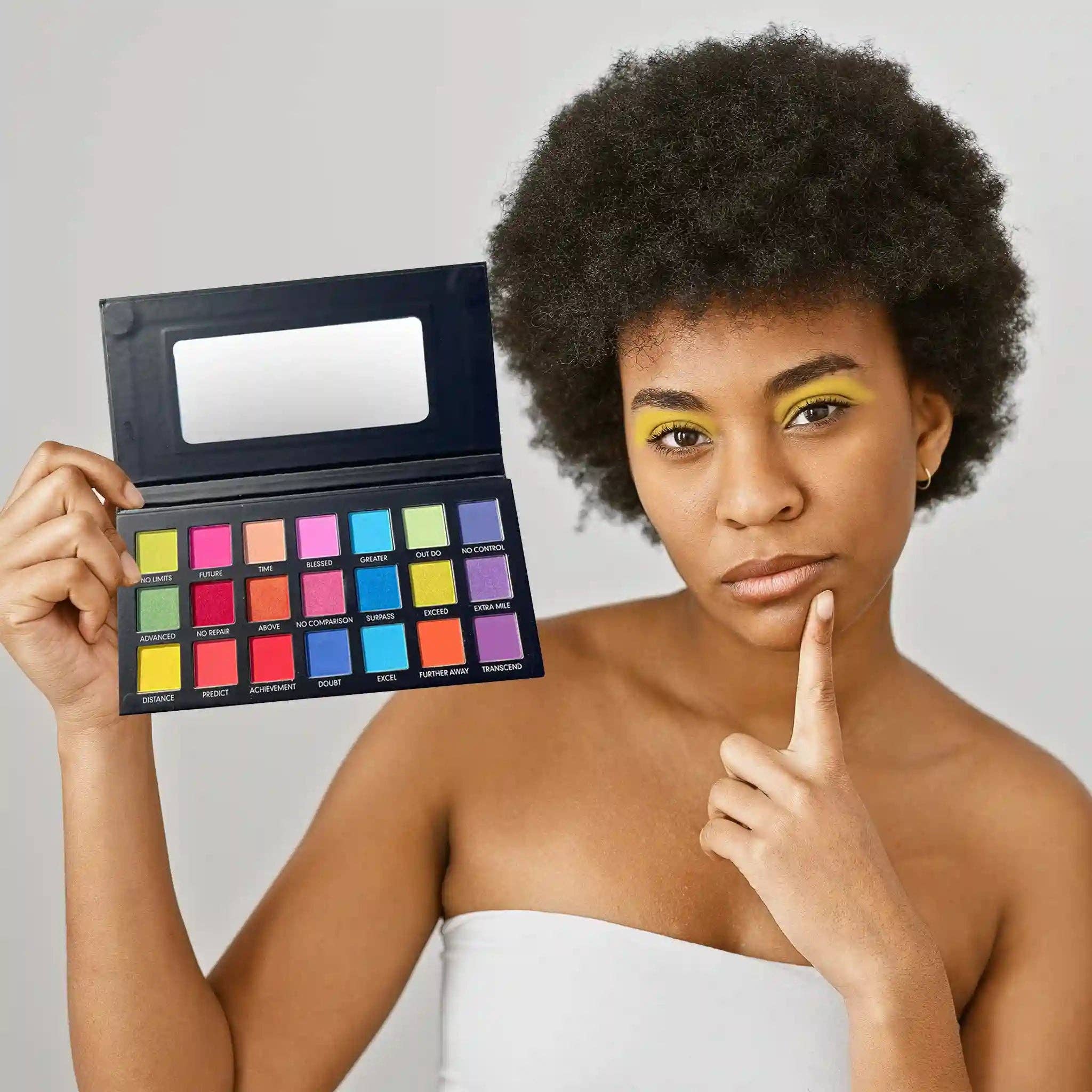 Efon International Corp. - Wholesale Eyeshadow Palette - Beyond - 21 Vibrant Shades Long-Wearing Eyeshadow Palette6