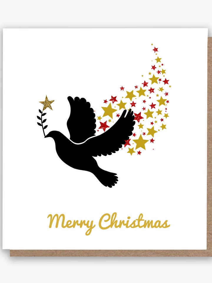 Carte de Noël Peace and Joy 🙏🏾 pour la vente par All Shades