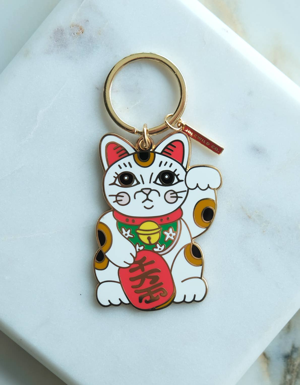 Idlewild Co. - Wholesale Keychain - Women's - Maneki Neko Enamel Keychain2