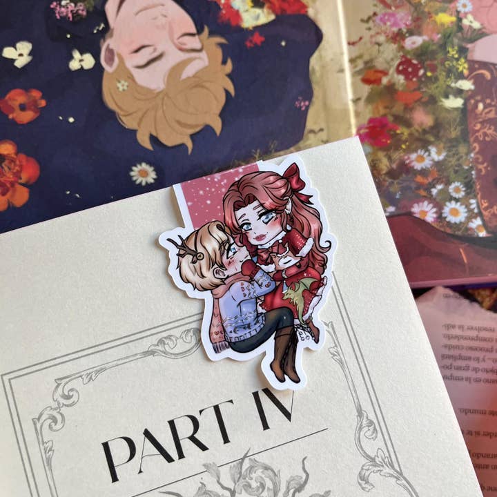 Alsace’s Art - Wholesale Sticker - Marcapáginas Navideño Evajacks1