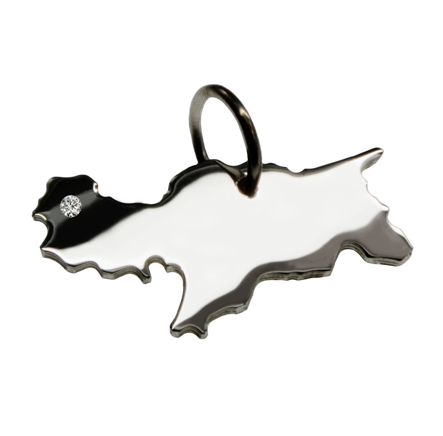 S.W.w. Schmuckwaren GmbH - Wholesale Individual Charm/Pendant - South Tyrol pendant with a brilliant 0.015ct on your0