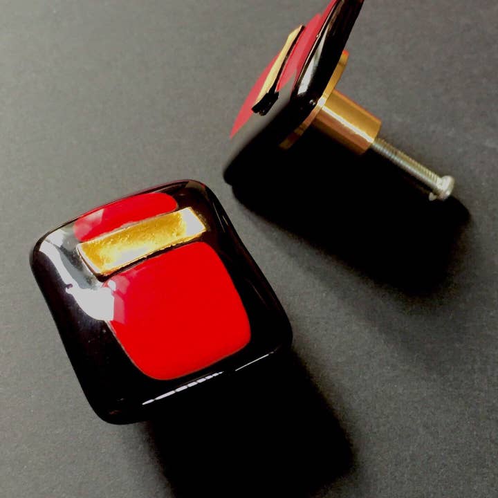 Murano glas møbler drejeknapper - 2 stk for engroshandel hos Rachel Ortiz