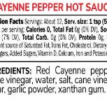 Melinda’s Foods, LLC - Wholesale Hot Sauce - Melinda’s Mini Louisiana Red Cayenne Hot Sauce Squeeze1