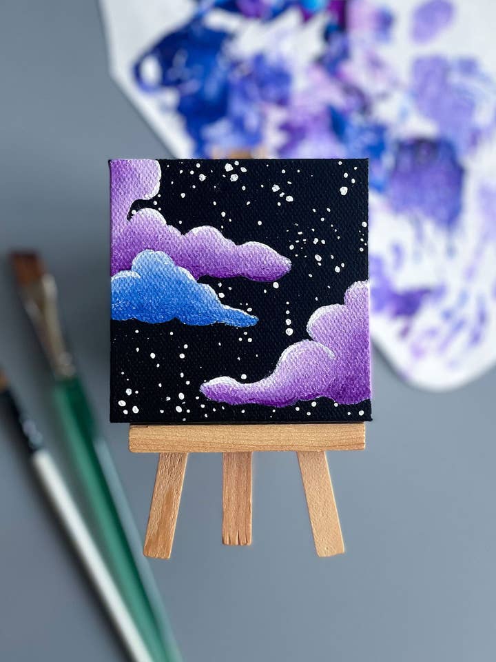 Minipintura con caballete «Black Raspberry Dreams» para venta al por mayor de Jiva More Life