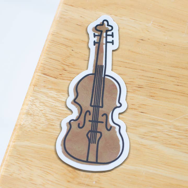 Musically Minted - Wholesale Sticker - Violin Sticker0