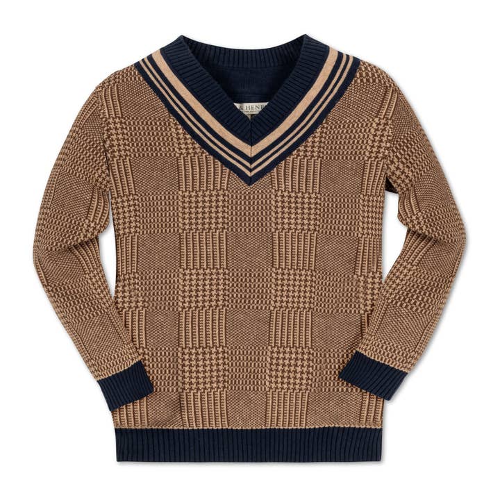 Organic Intarsia Cricket Sweater for wholesale by Hope and Henry