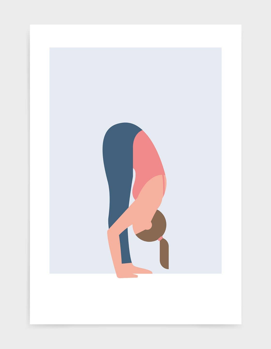 Rocket Jack - Vendita all'ingrosso Stampa artistica - Poster yoga ripiegabile in avanti2