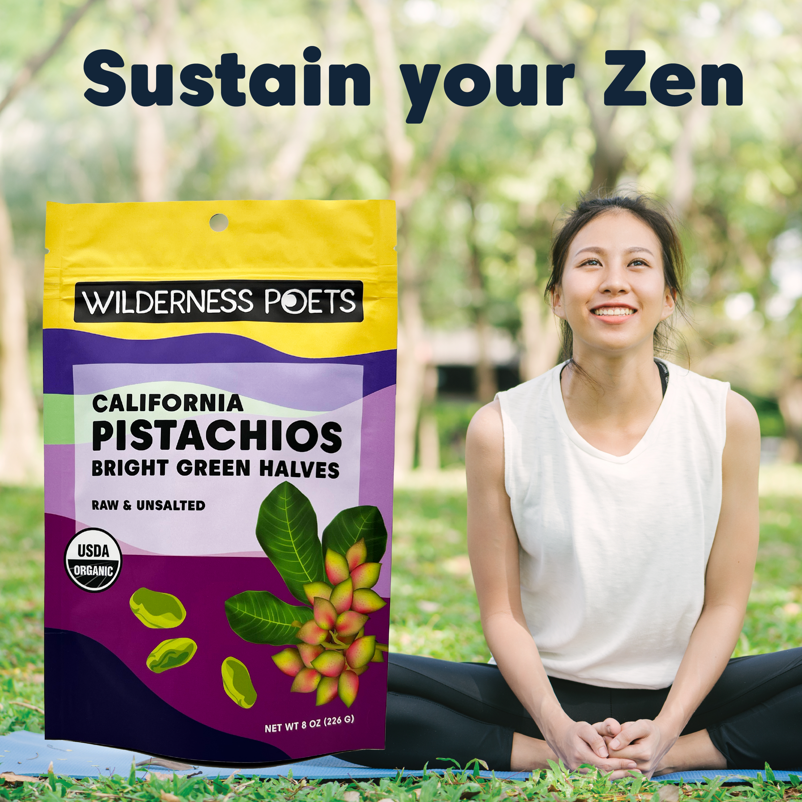 Wilderness Poets - Wholesale Nuts - Organic Pistachio Halves - Raw4