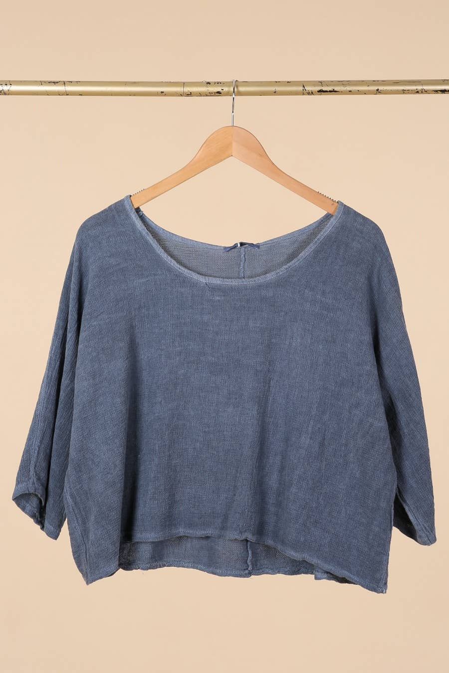 la maison des fibres naturelles – wholesale T-shirt – women's – TOP 3791 90% COTTON 10% LINEN22