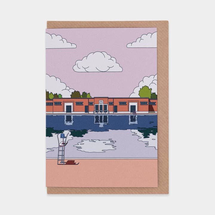 Evermade - Wholesale Everyday Greeting Card - Lido I Greetings Card by Ana Popescu
