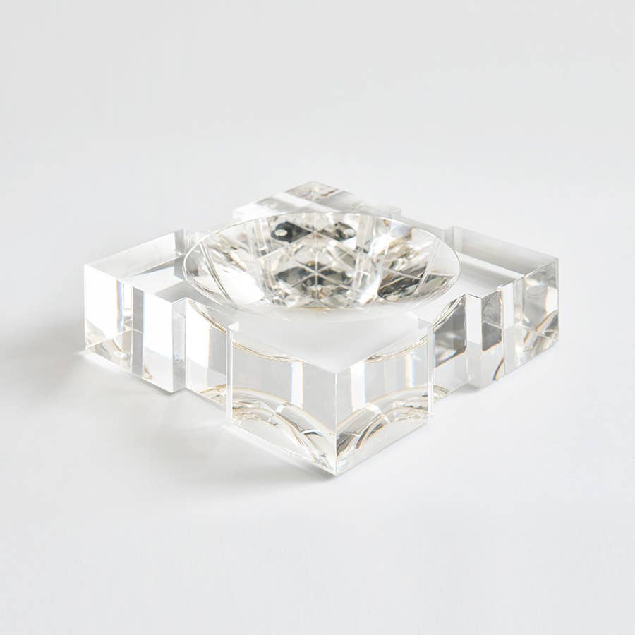 Carter Acrylic Bowl Clear for wholesale on Faire1