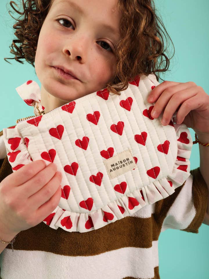 Small Love Cherry Pouch for wholesale by Maison Augustin