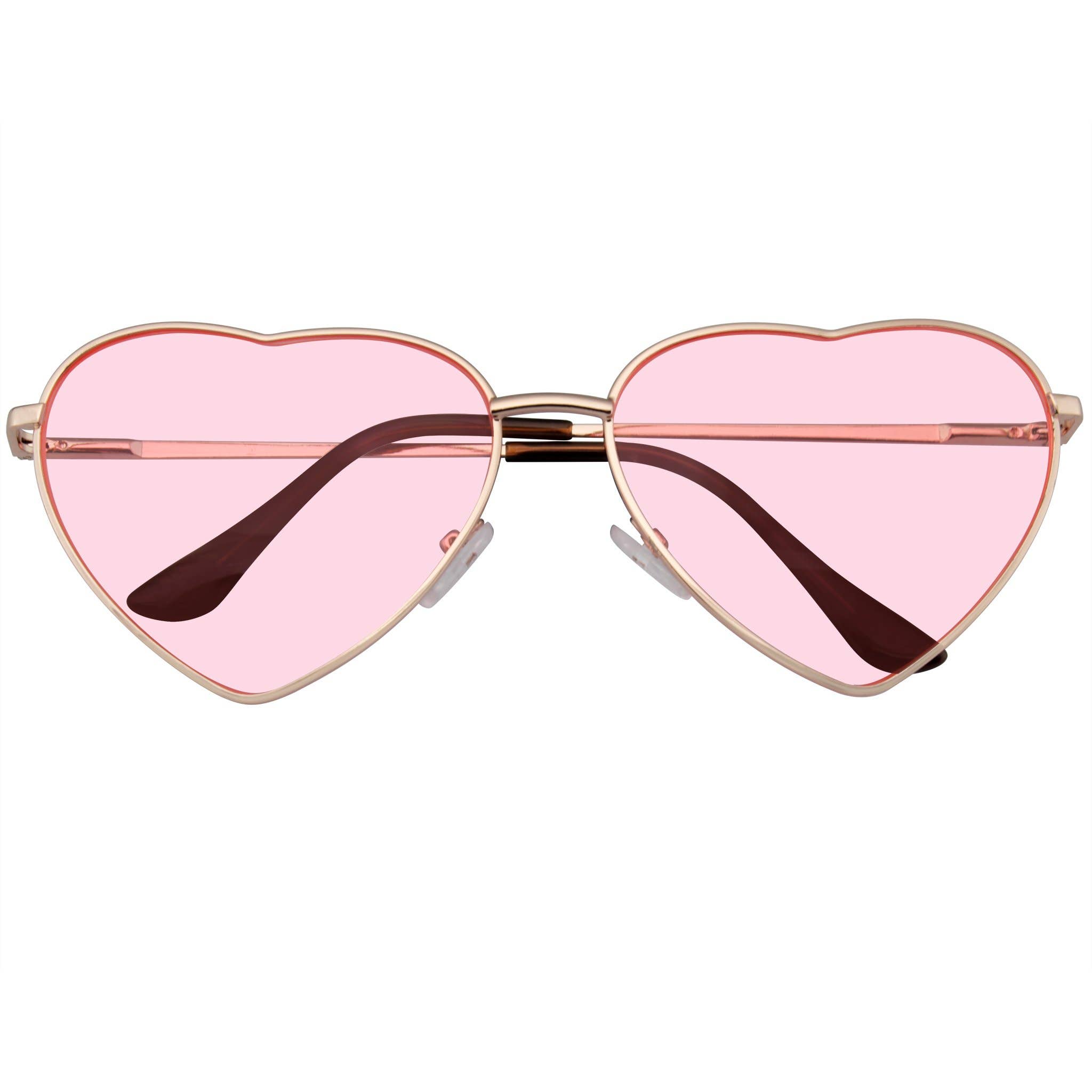 white heart shaped sunglasses bulk