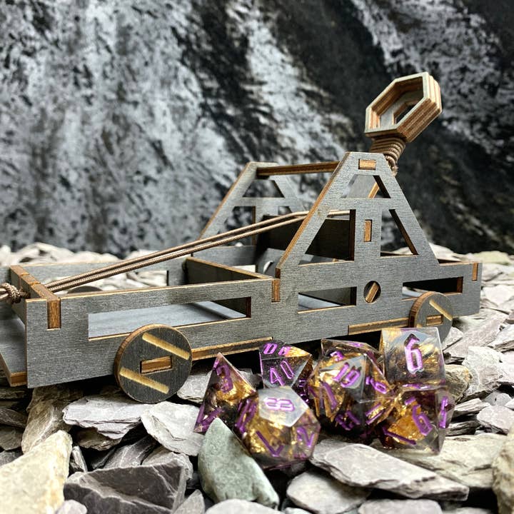 Fandomonium - Wholesale Dice - Wooden Dice Catapult/ Dice Launcher2
