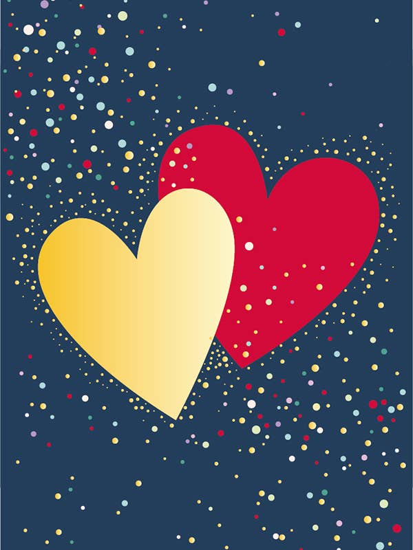 Mini cœurs de nuit pour la vente par Card Group