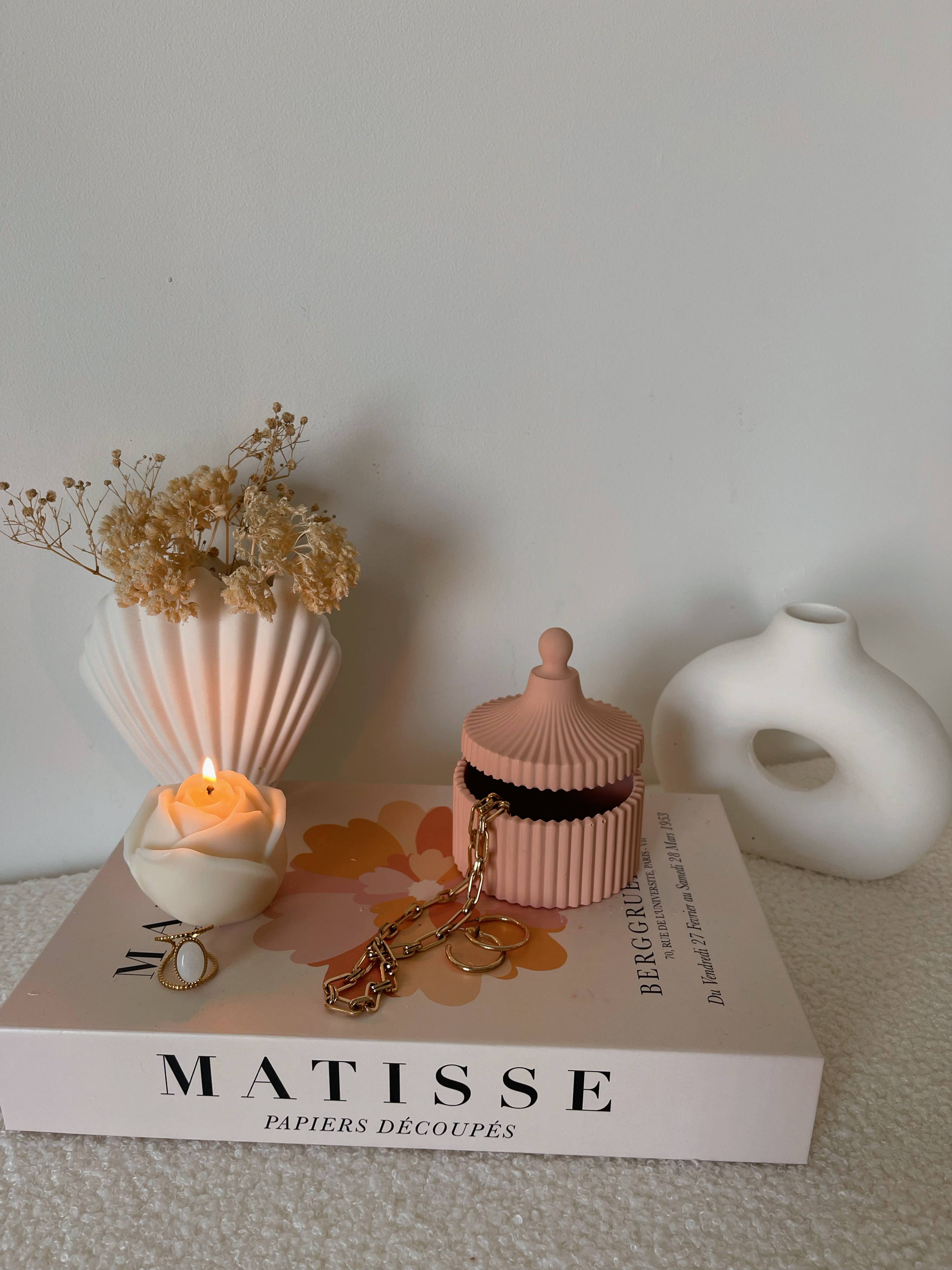 My Milky Candle - Wholesale Decorative Jar - Amelia colors to choose from1