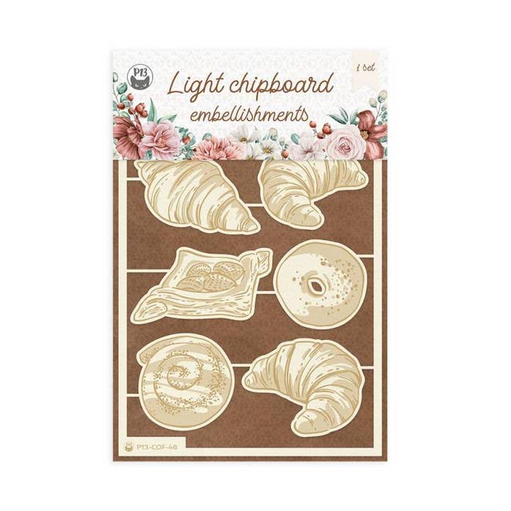 Enfeites em aglomerado leve Coffee Break 03, 4X6", 8Pcs por atacado de P13