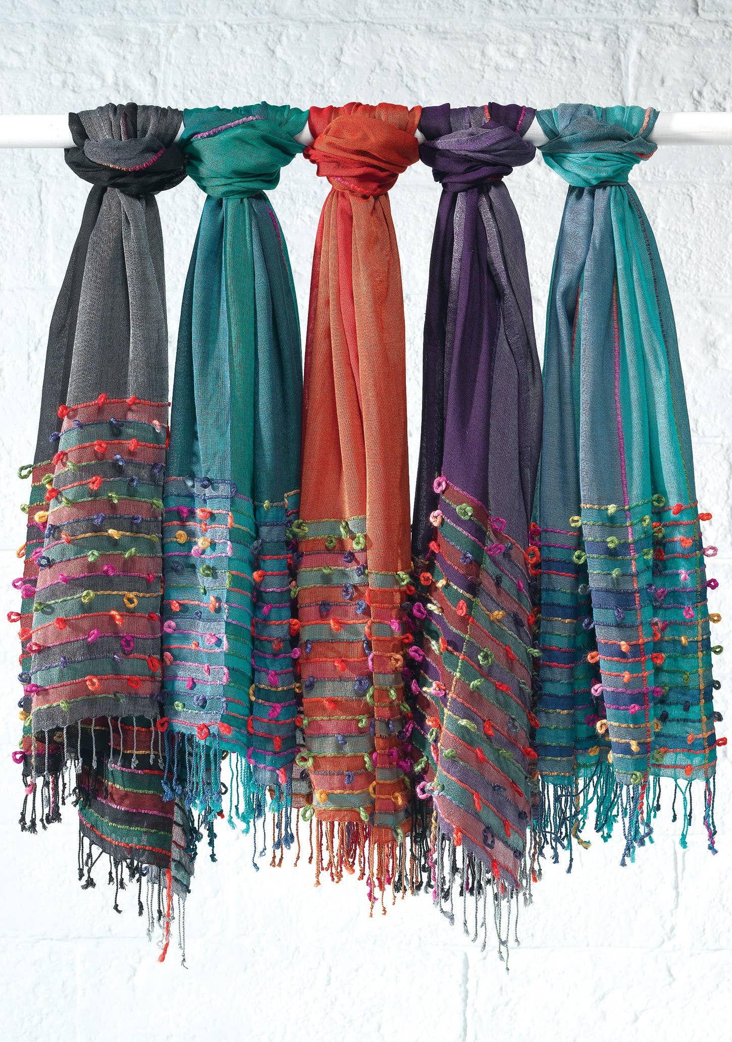 Namaste - Wholesale Scarf - Women's - Indian Looped Scarf1