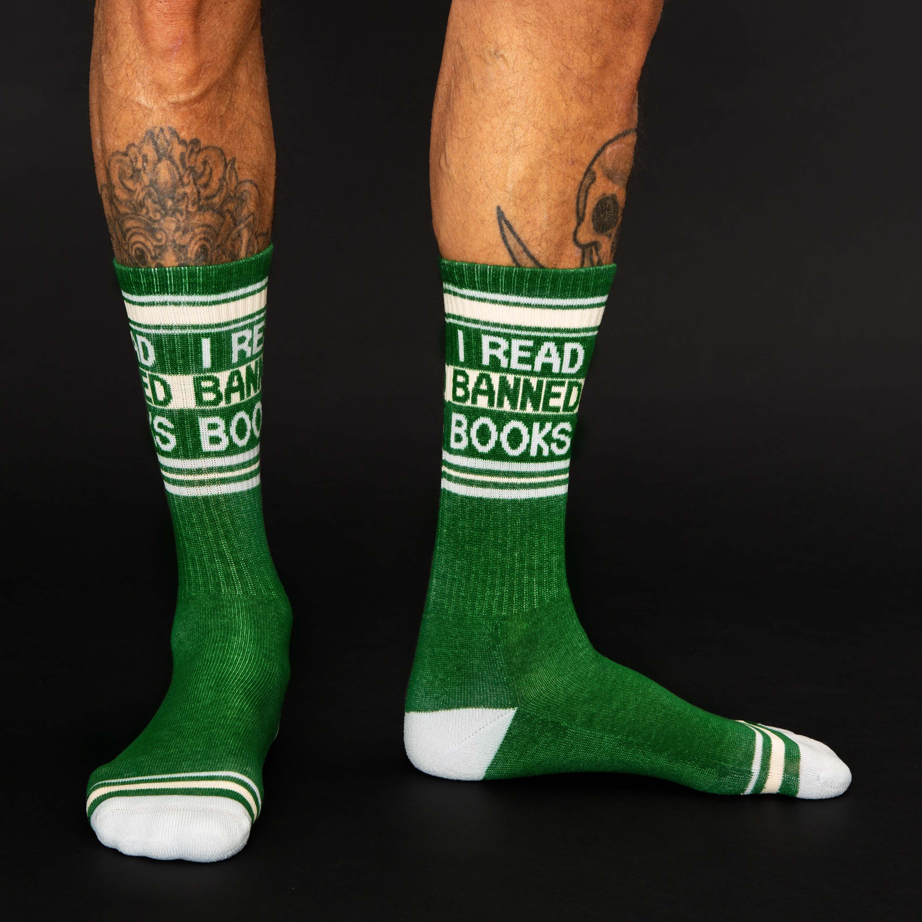 Gumball Poodle - Wholesale Socks - Unisex - I Read Banned Books Gym Crew Socks7