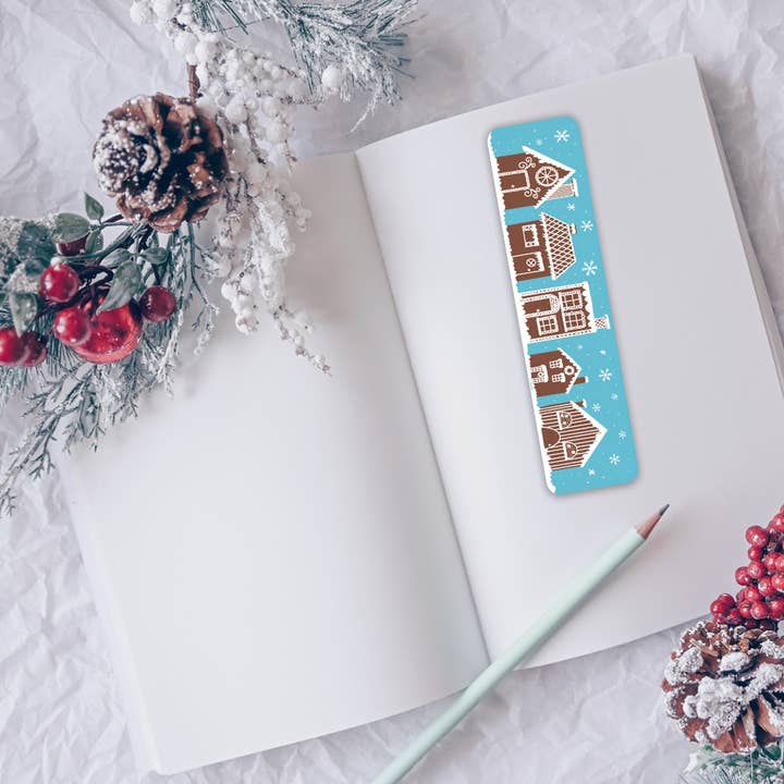 Gingerbread House Holiday Bookmark for wholesale by ECLetters