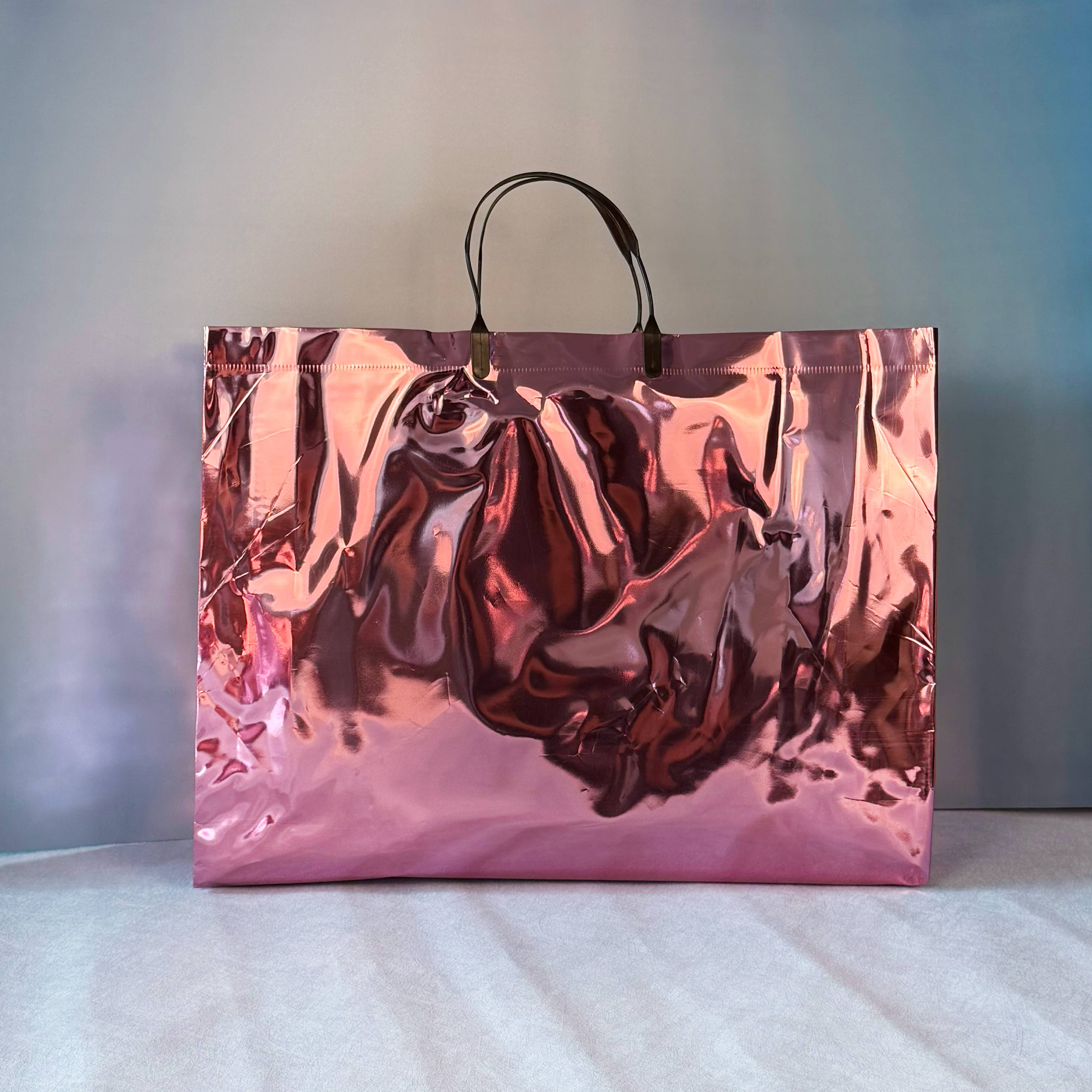 ByHome - Wholesale Gift Bag - 24pc, Rose Red Pink Laser Iridescent reflective PVC gift Bag1