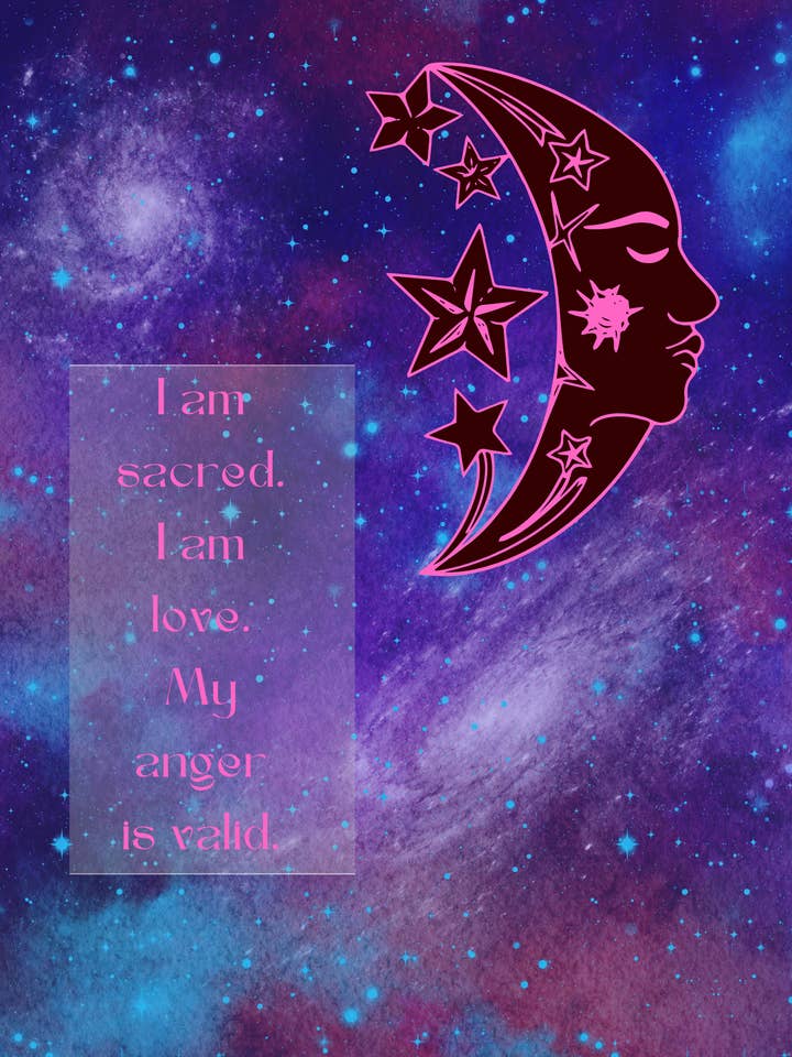 Sacred Anger Notebook Custom Designed Notebook Stationary No for wholesale by DREAMZnPOETRI