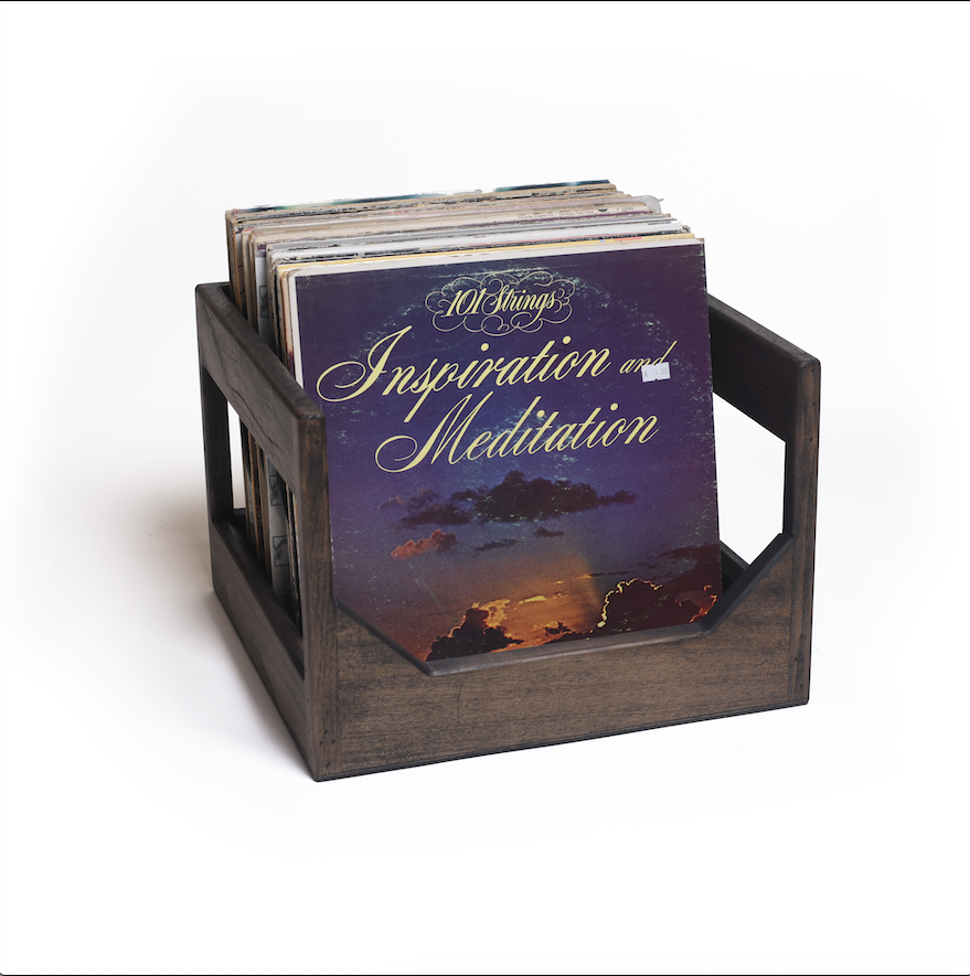 WickerWoodWorks - Vente Cubes de rangement - The Cube : caisse de rangement pour vinyles 12 pouces1